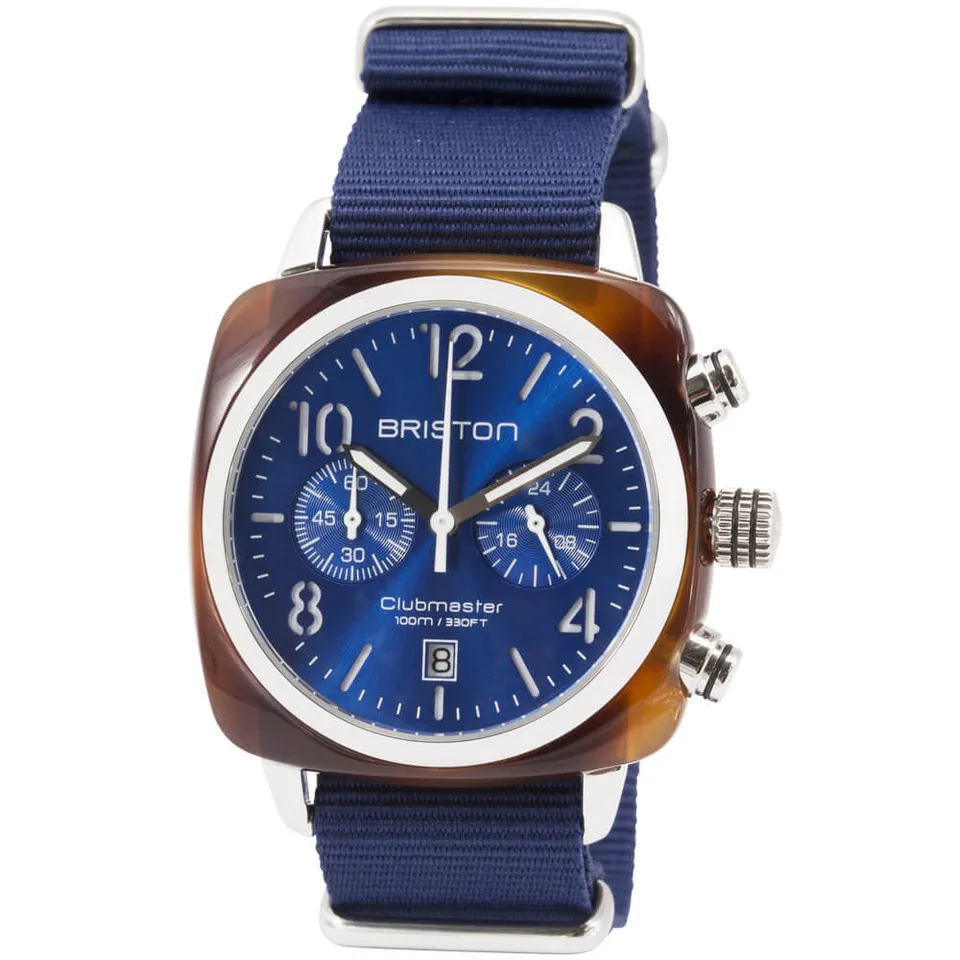 briston-clubmaster-classic-chronographe-40-mm-bleu-marine image 1