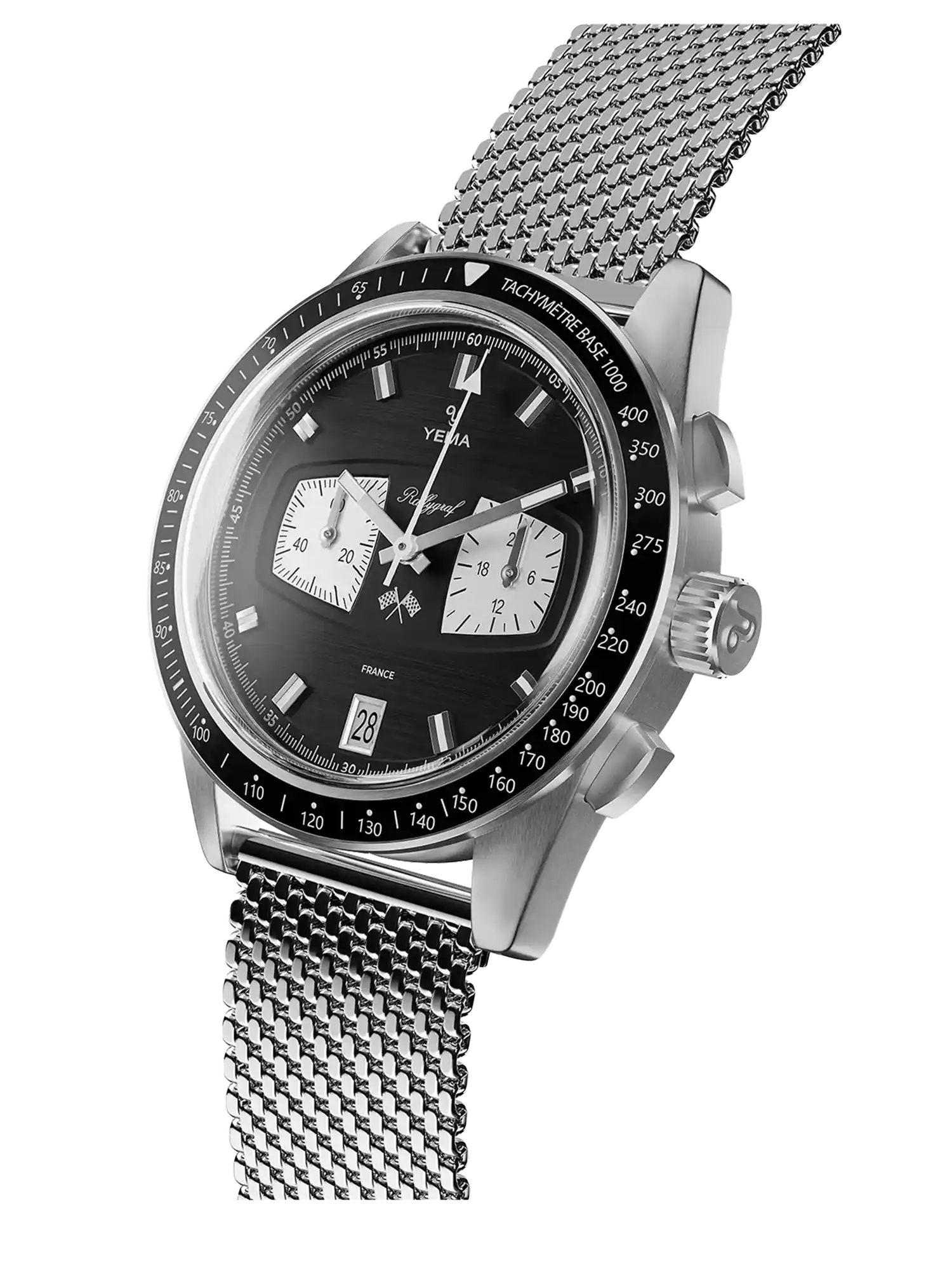 yema-rallygraf-meca-quartz-ii-reverse-panda-chronographe image 5