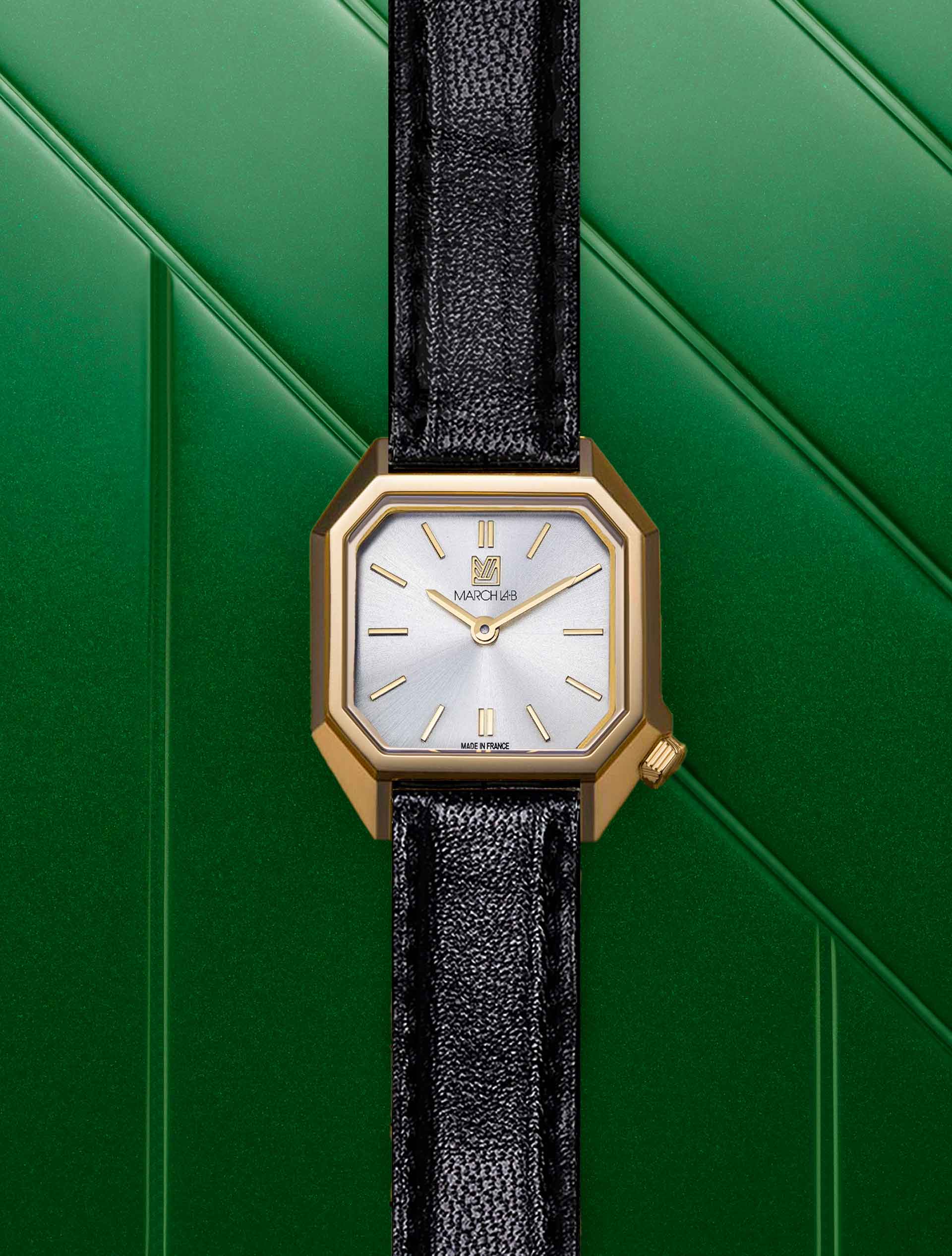 march-la-b-lady-mansart-continental-montre-femme-octogonale-26-mm image 3
