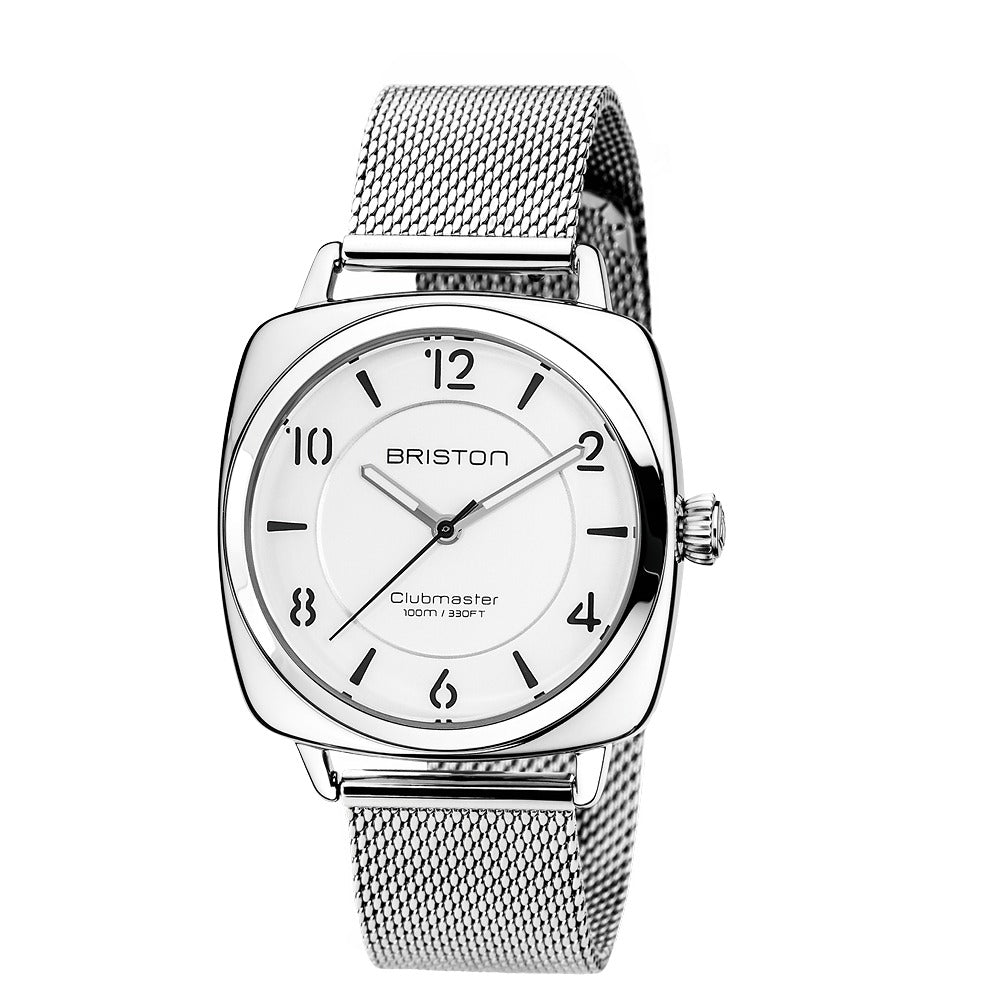 briston-clubmaster-classic-bracelet-maille-milanaise-18-mm-acier image 3
