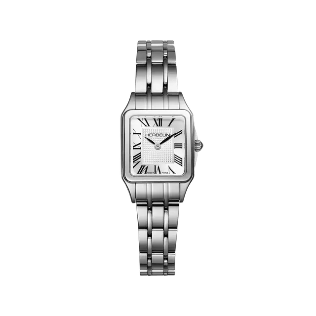 herbelin-luna-mini-quartz-montre-femme-acier-18-6-x-20-mm image 1
