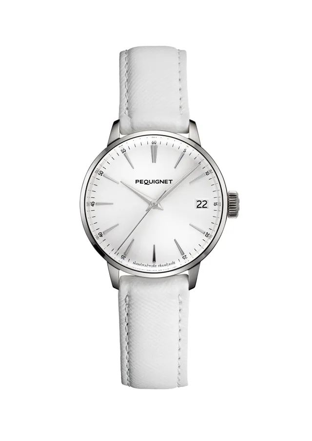montre-pequignet-attitude-blanc-voilier-calibre-initial-esprit-saint-tropez image 1