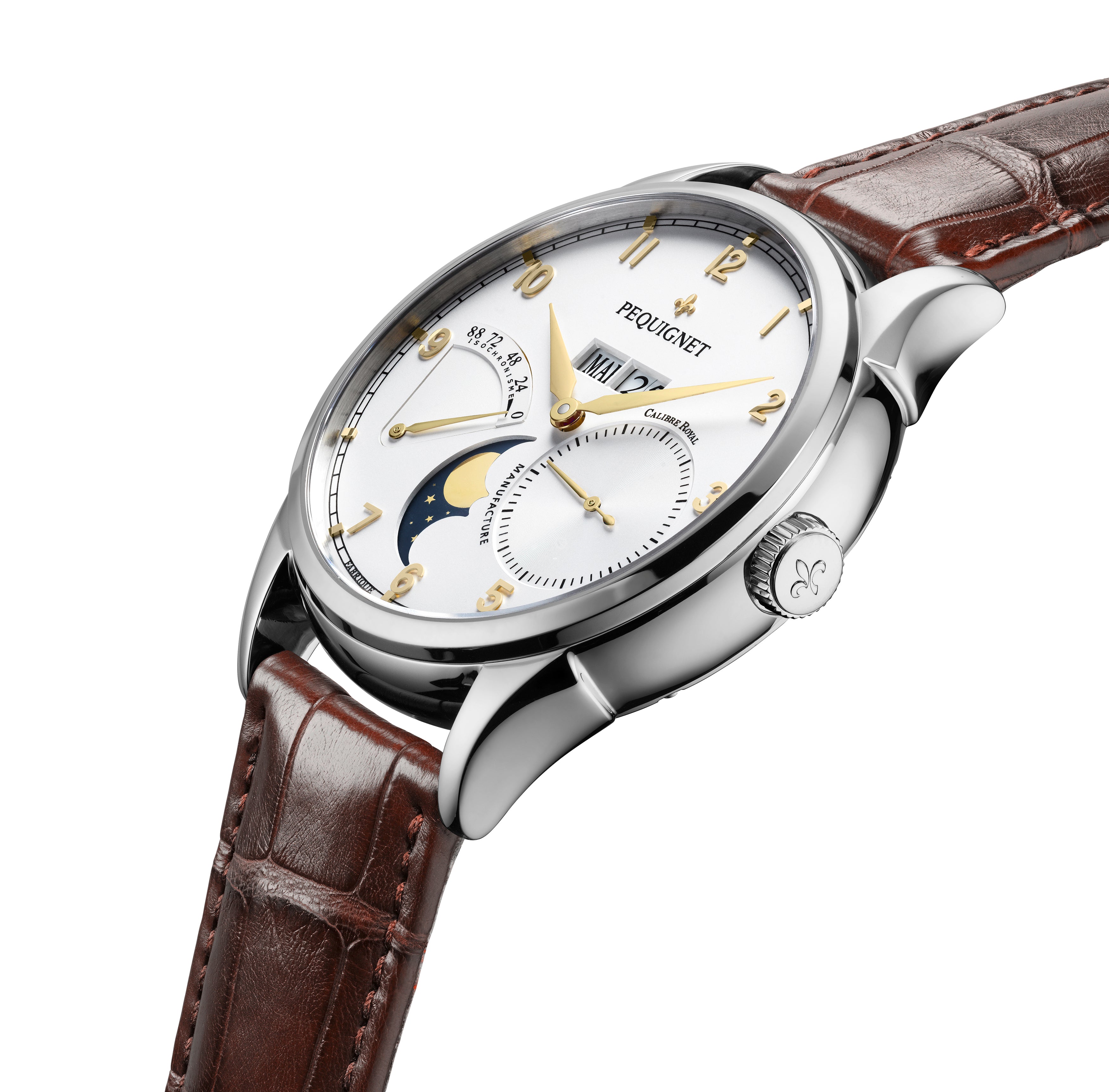 pequignet-royale-grand-sport-montre-fran-aise-calibre-royal-cadran-argent-opalin image 2