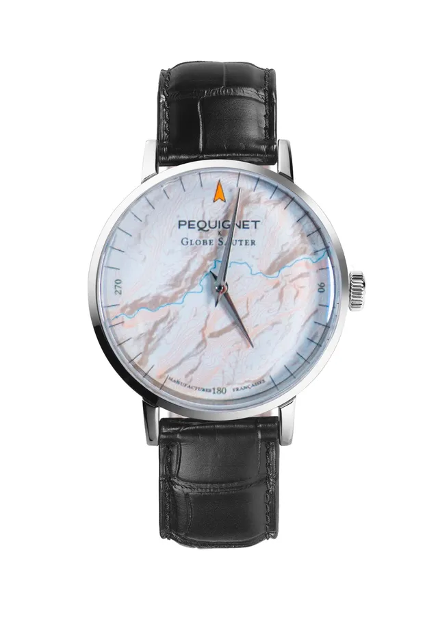pequignet-attitude-globe-sauter-morteau-s-rie-limit-e-montre-mixte-calibre-initi image 1