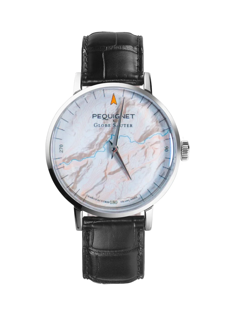pequignet-attitude-globe-sauter-morteau-s-rie-limit-e-montre-mixte-calibre-initi image 1