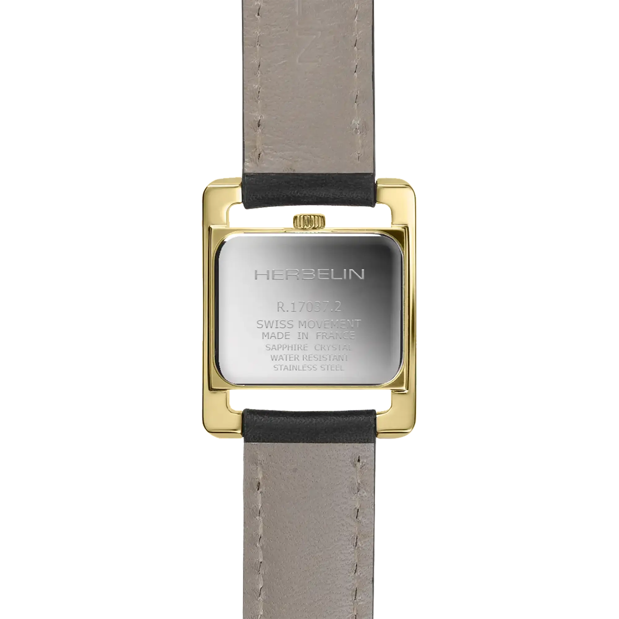 herbelin-ve-avenue-quartz-femme-pvd-or-jaune-cuir-noir image 4