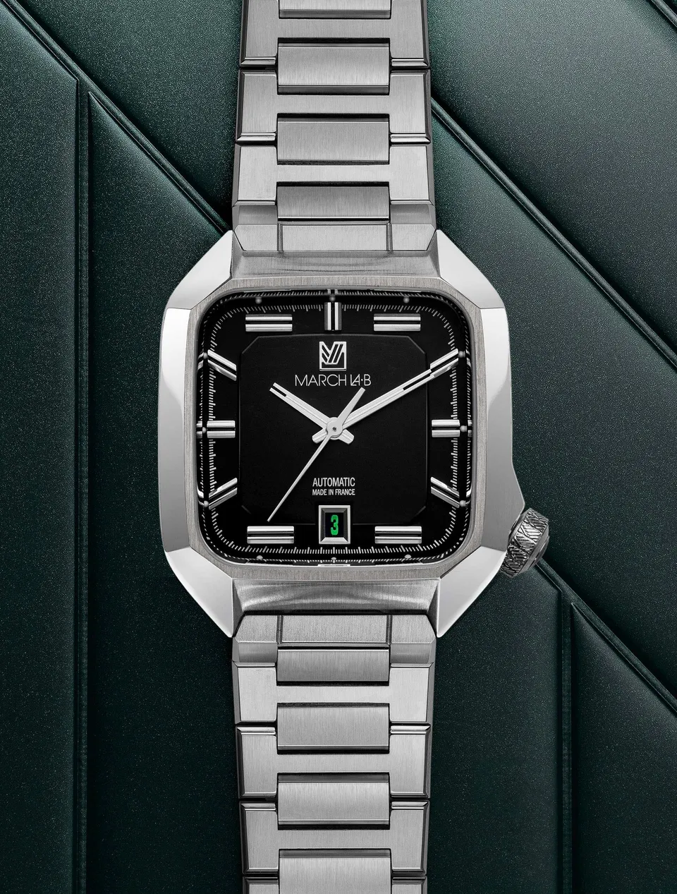 march-la-b-am2-automatique-montre-octogonale-39-mm-cadran-black image 1