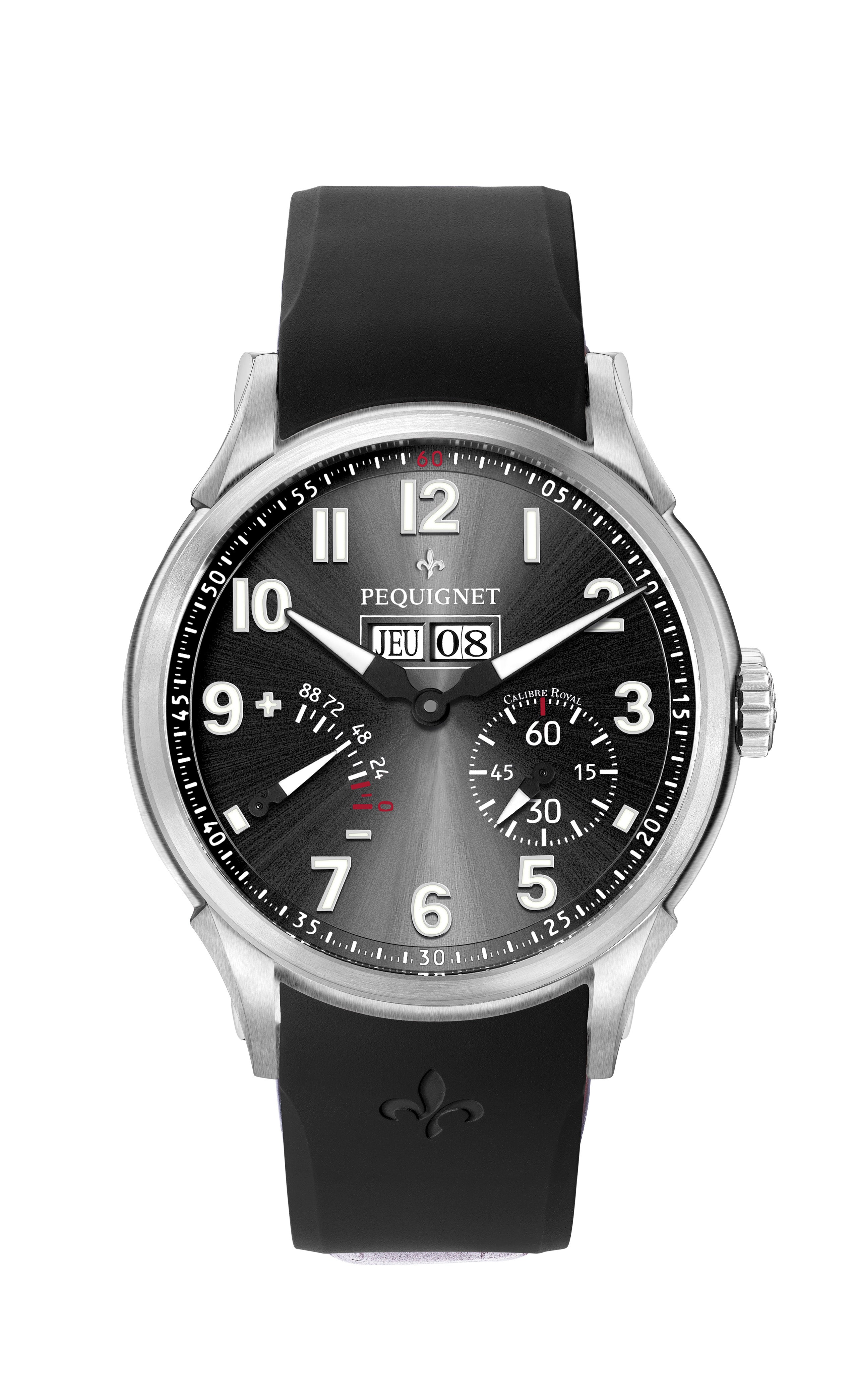 pequignet-royale-titane-montre-homme-pilote-44-mm-calibre-royal-petite-seconde-e image 4