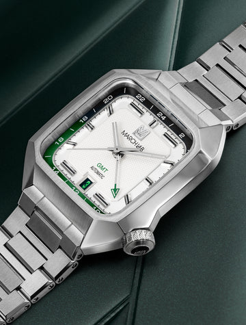 montre-march-la-b-am2-gmt-automatique-39-mm-white image 3