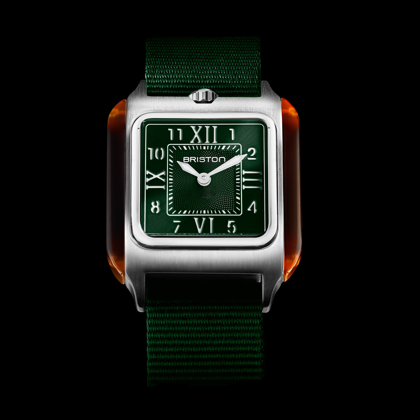 briston-streamliner-kennedy-montre-hm-30-mm-acier-vert image 2