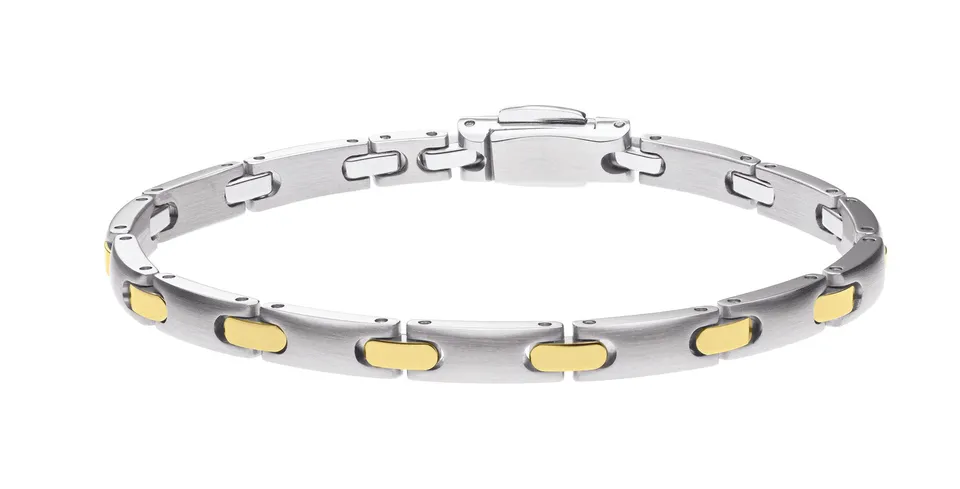 pequignet-moorea-bracelet-bijou-acier-or-jaune-diamant-4 image 1