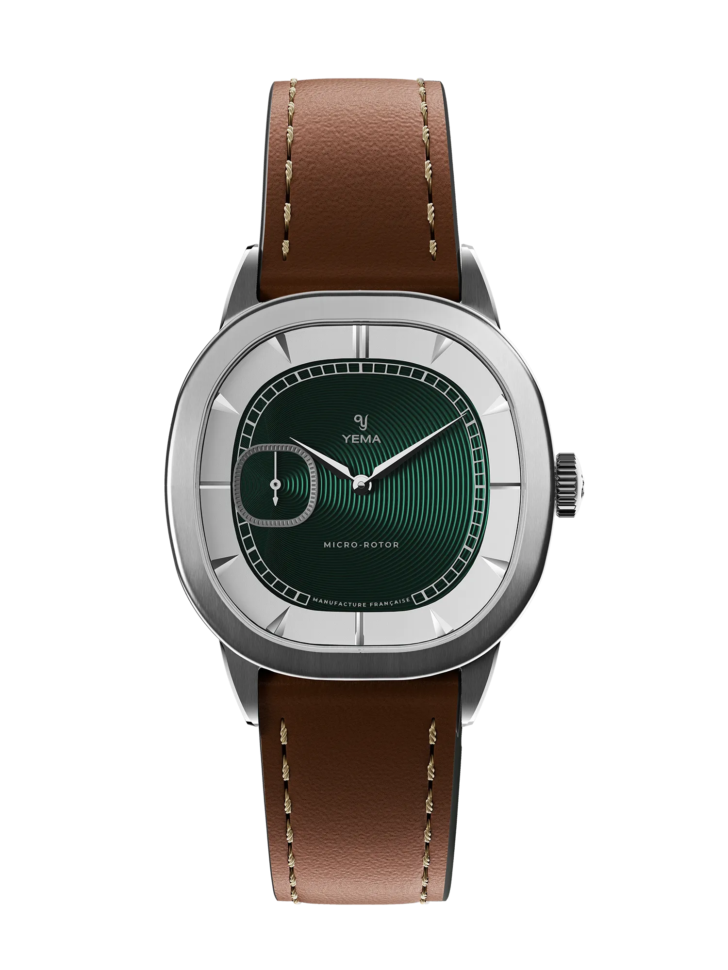 yema-granvelle-cmm-29-montre-manufacture-avec-bracelet-cuir-vintage-offert image 1