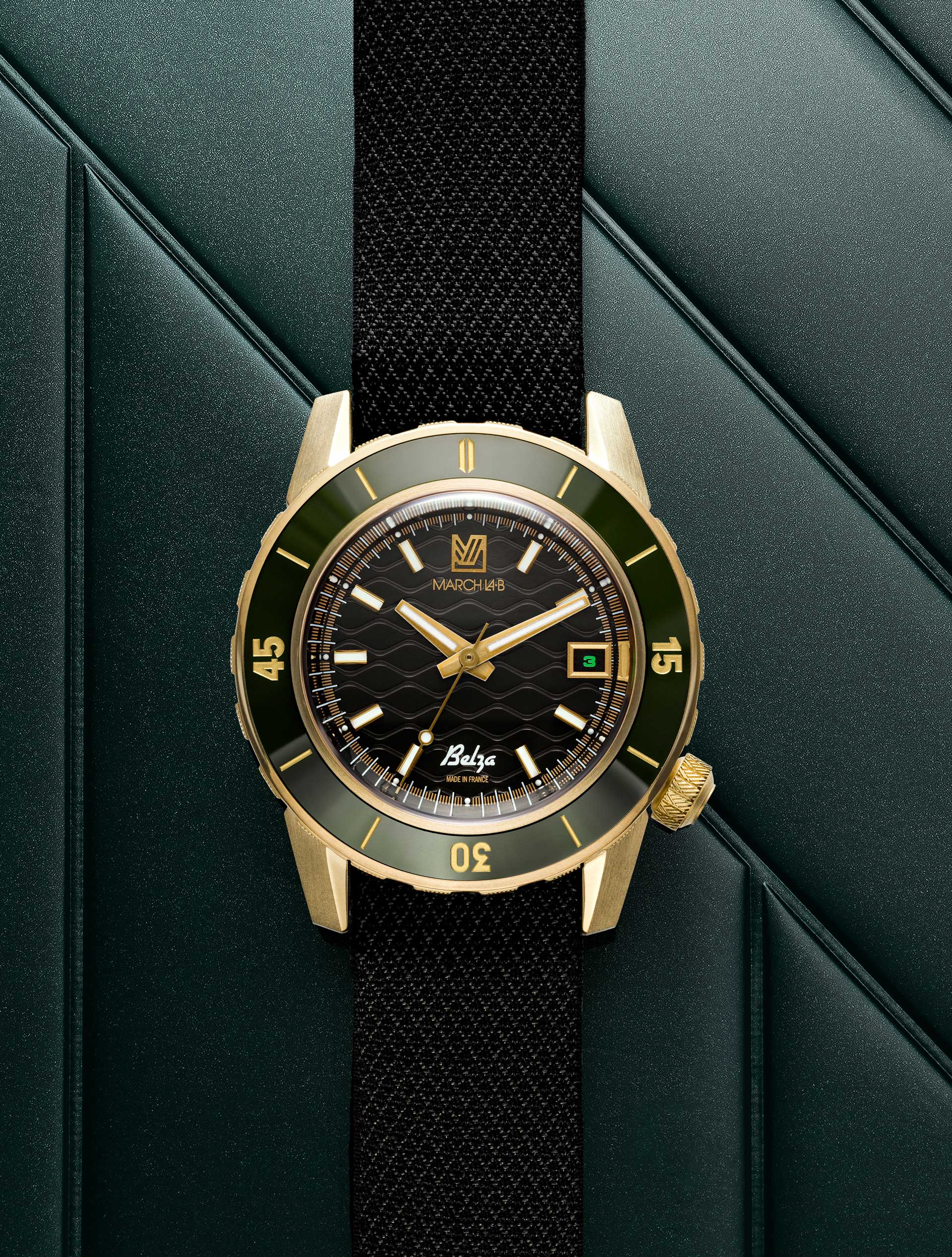 march-la-b-belza-automatique-pack-twin-montre-bronze-cadran-vert image 3