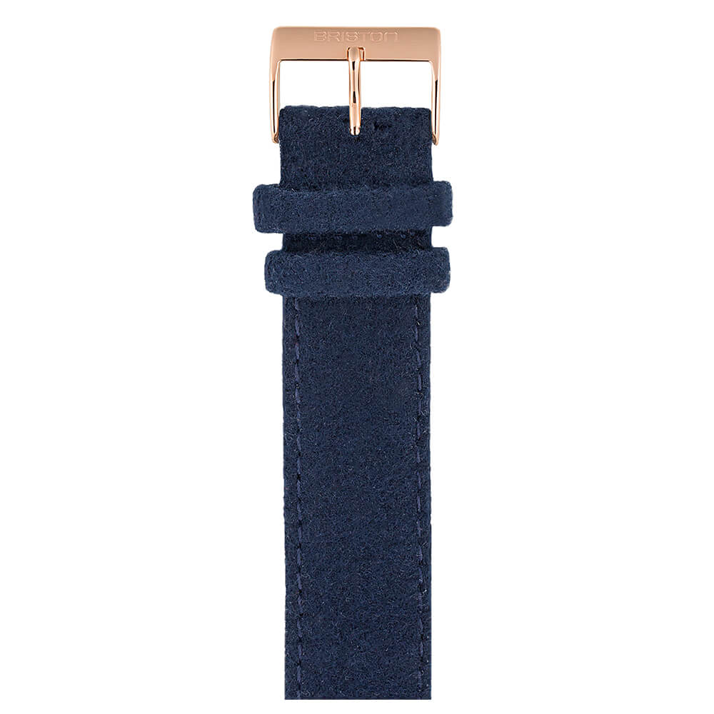 briston-bracelet-flanelle-20-mm-bleu-marine-clubmaster-classic image 3