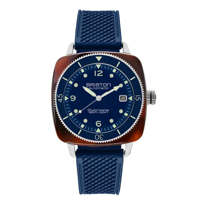 briston-clubmaster-legend-diver-automatique-hms-40-mm-bleu-marine-200m image 1