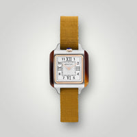 briston-bracelet-nato-nylon-moutarde-12-mm-clubmaster-lady image 2