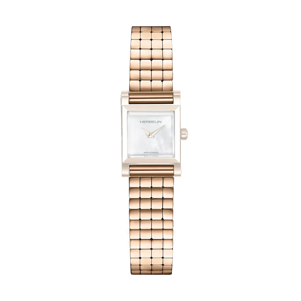 herbelin-antar-s-bracelet-simple-cube-pvd-or-rose image 1