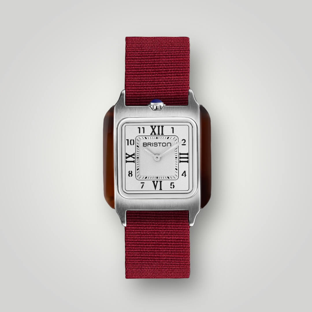 briston-bracelet-type-nato-bordeaux-18-mm-nylon-interchangeable image 2