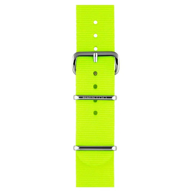 briston-clubmaster-classic-bracelet-type-nato-20-mm-jaune-fluo image 1