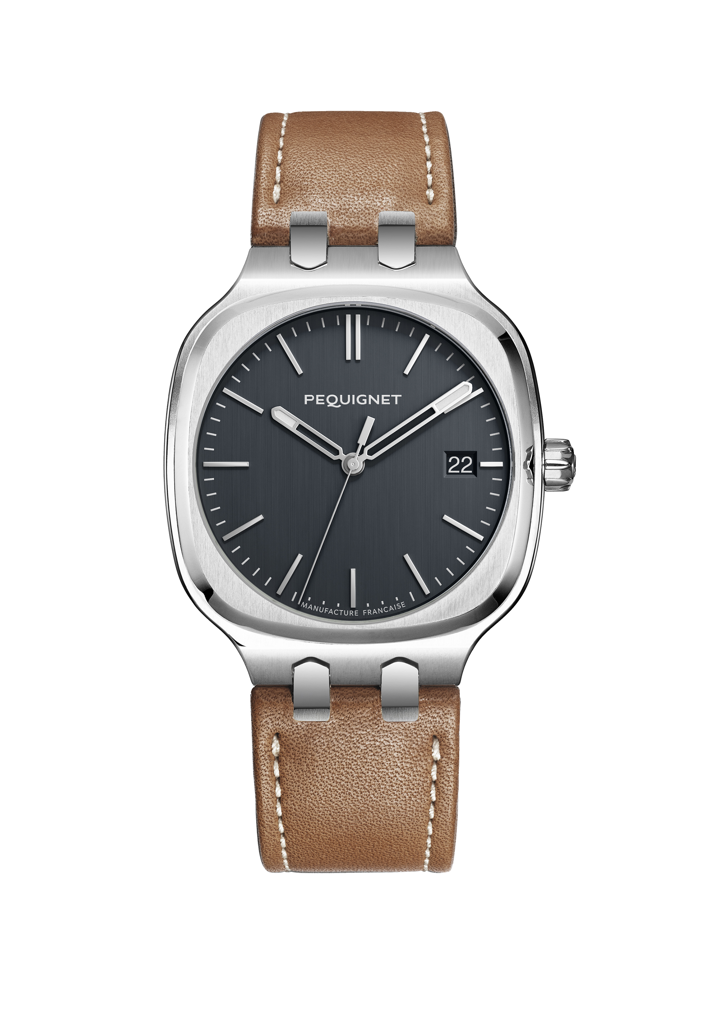 pequignet-concorde-40mm-cadran-gris-anthracite-calibre-initial-montre-femme-acie image 3