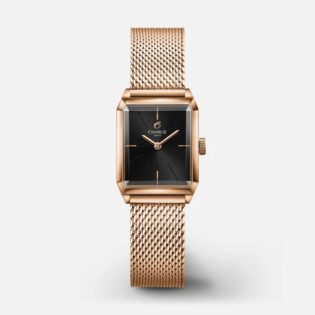 charlie-paris-monceau-montre-femme-quartz-dor-rose-noir image 1