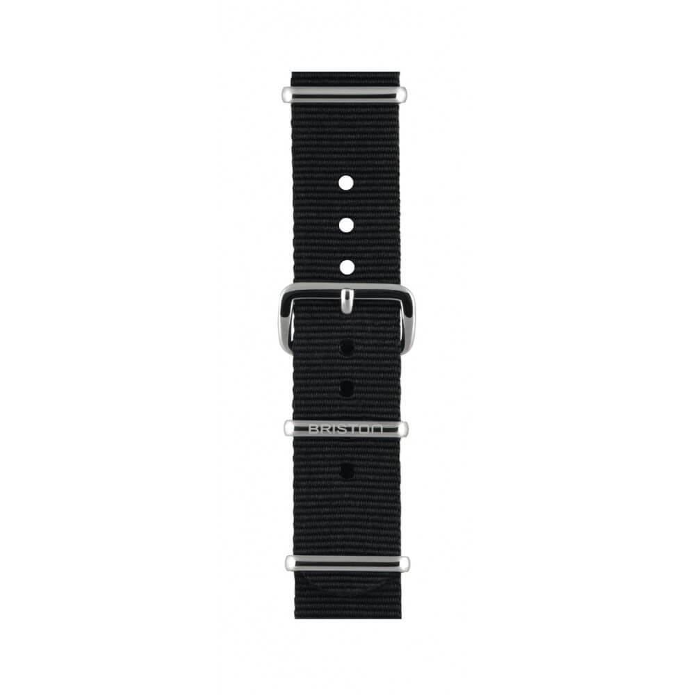 briston-clubmaster-classic-bracelet-type-nato-noir-18-mm image 1
