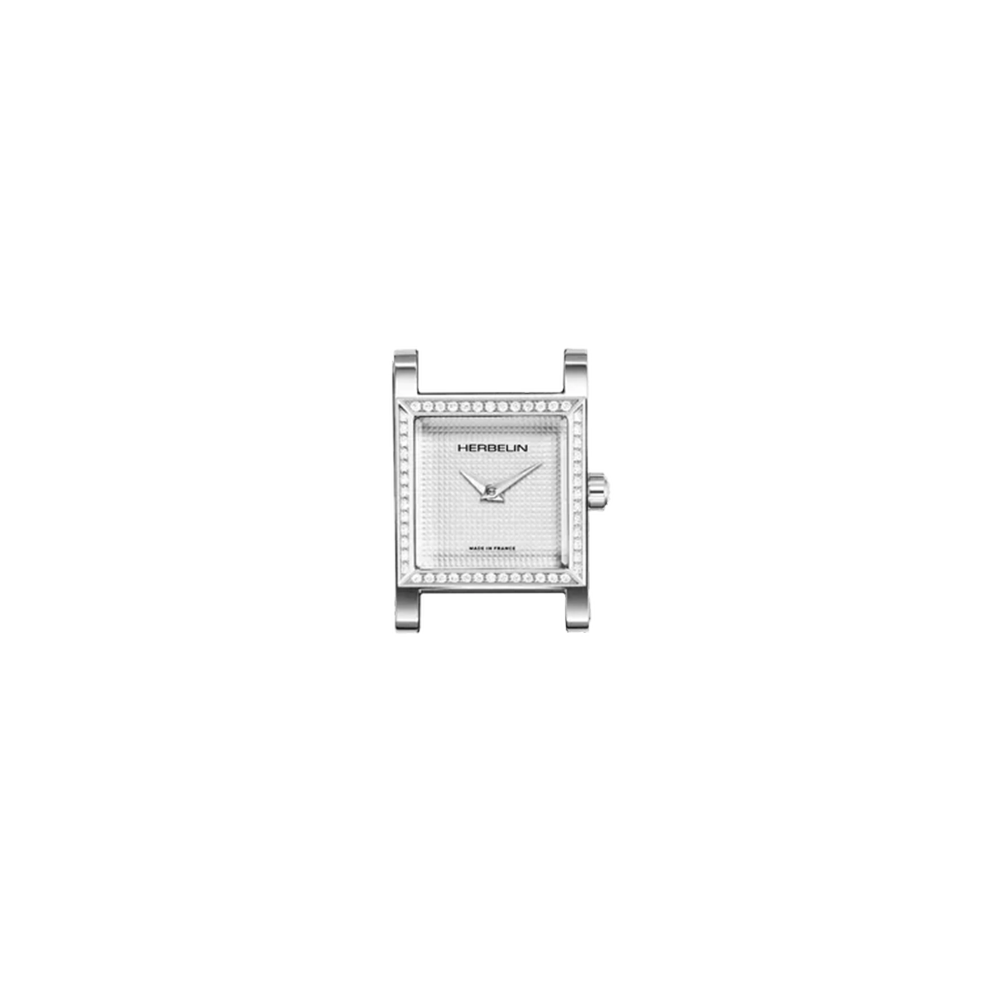 herbelin-antar-s-carr-blanc-diamants-montre-femme-acier image 1