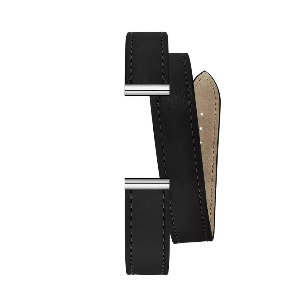 herbelin-antar-s-bracelet-double-tour-bracelet-cuir-noir image 1