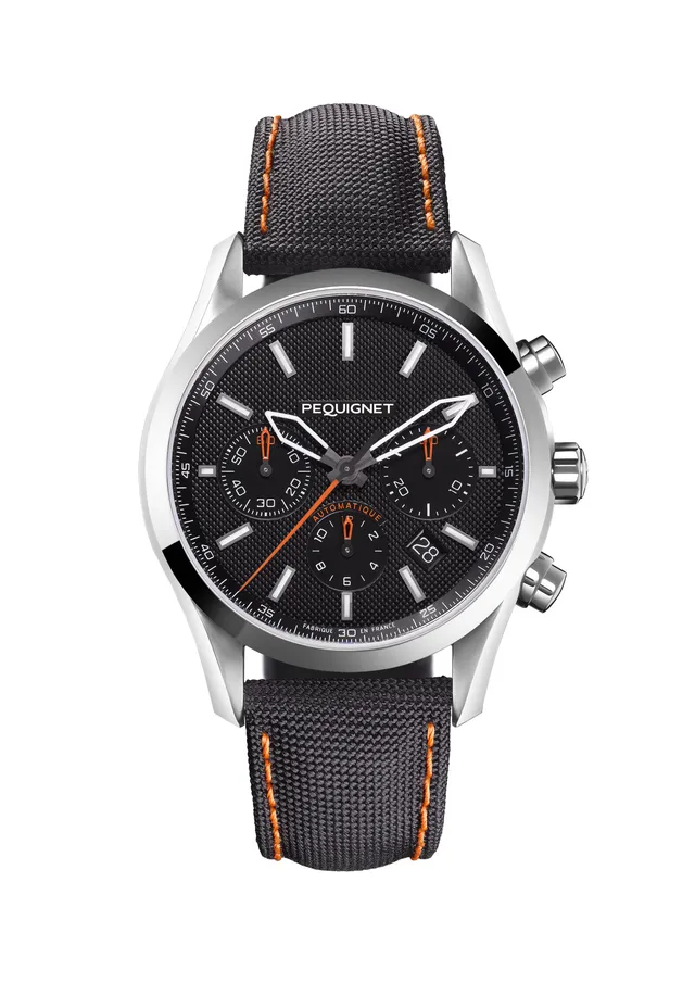 pequignet-l-gance-chronographe-argent-soleill-montre-homme-sport image 1