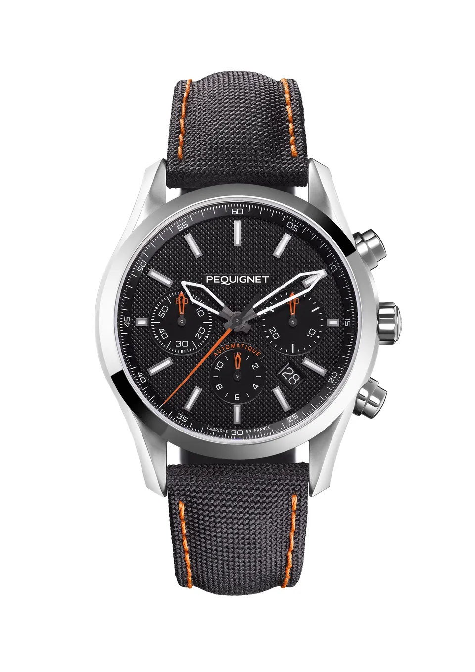 pequignet-l-gance-chronographe-argent-soleill-montre-homme-sport image 1