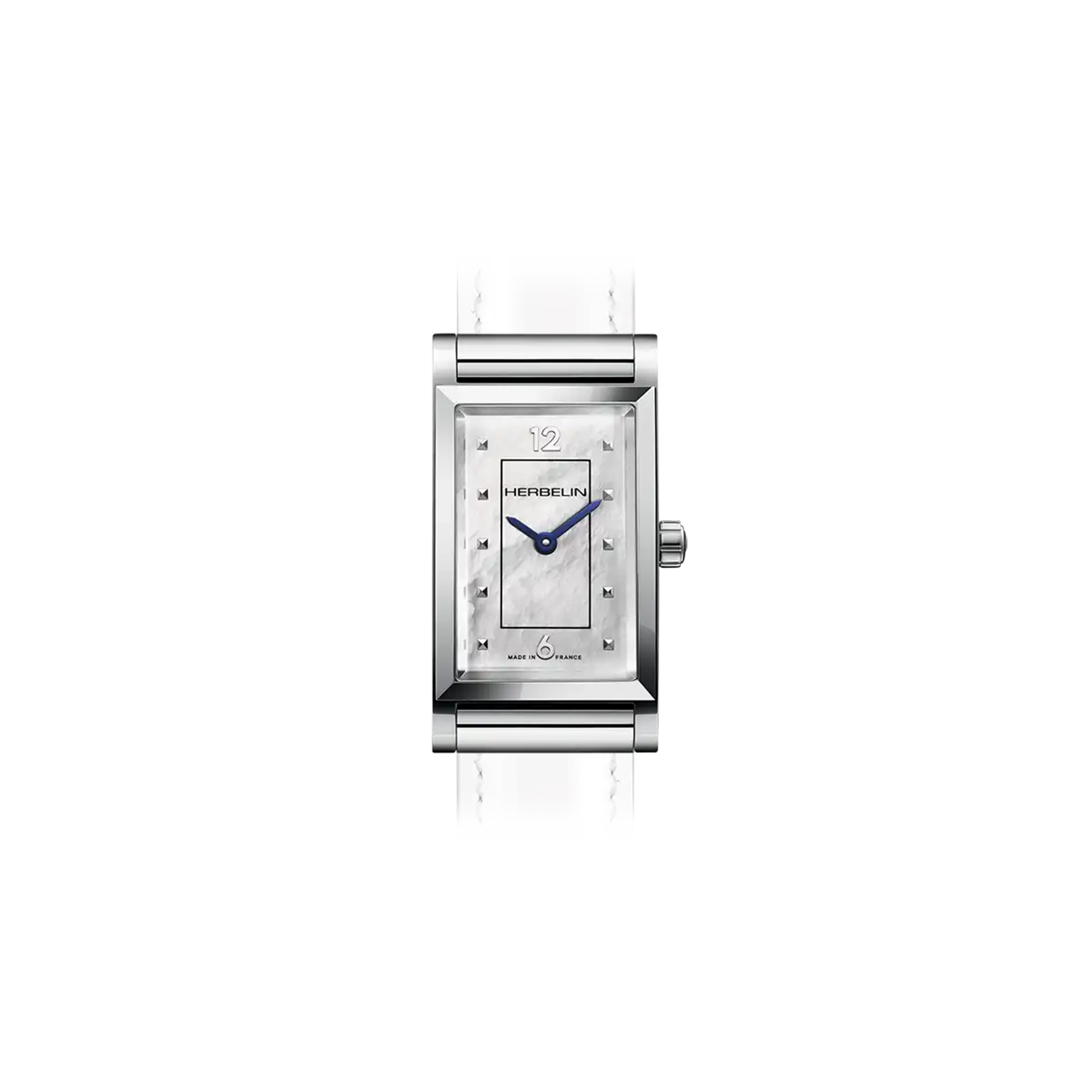 herbelin-antar-s-rectangle-nacre-montre-femme-quartz-cadran-nacre-v-ritable image 1
