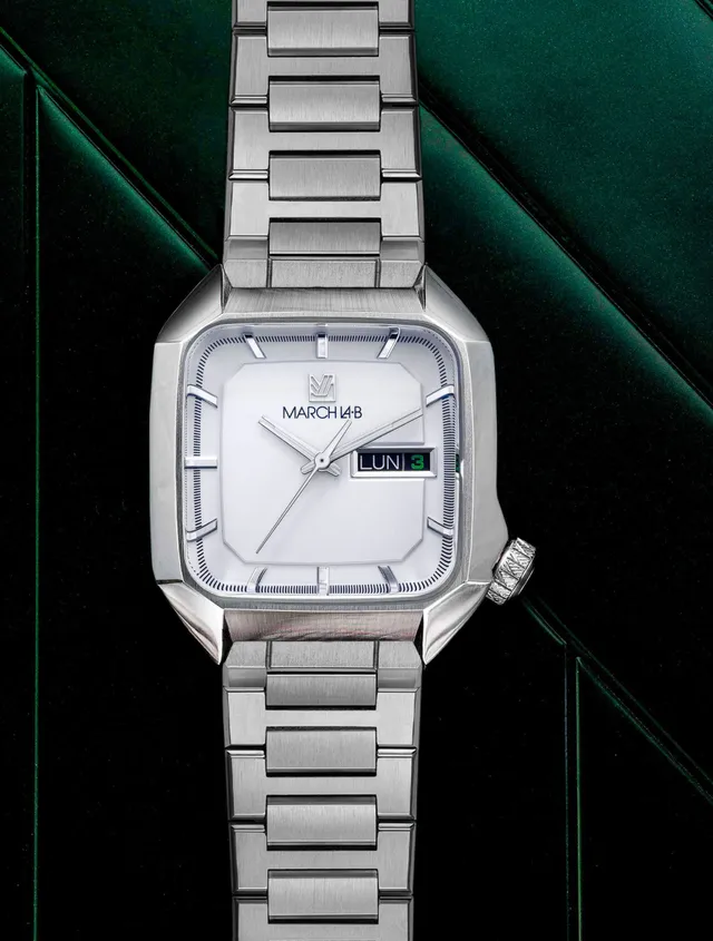 march-la-b-am2-slim-lectrique-white-36mm-quartz-100m image 1