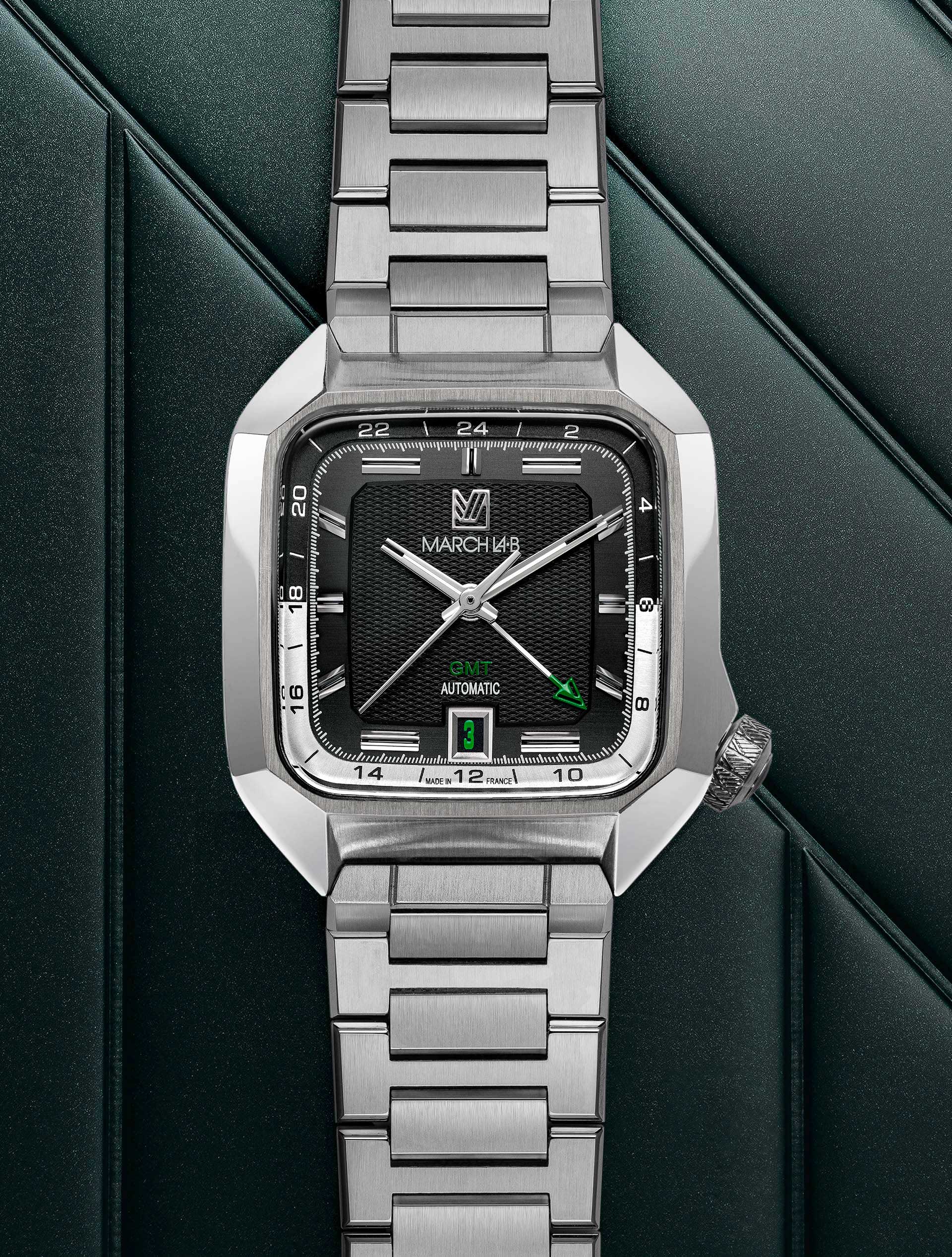 montre-march-la-b-am2-gmt-automatique-39-mm-black image 1