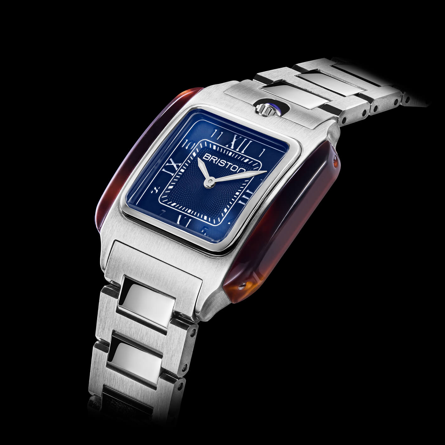 briston-streamliner-kennedy-hm-30-mm-acier-bleu-quartz image 2