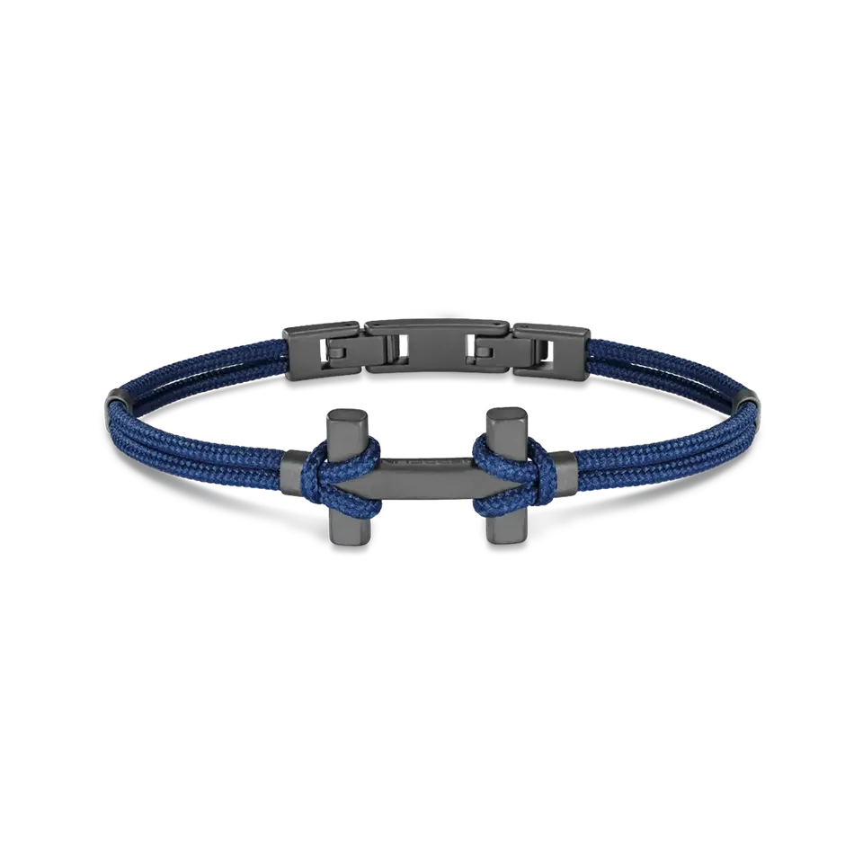 herbelin-amarrrage-bracelet-homme-titane-sabl-et-nylon-marine image 1