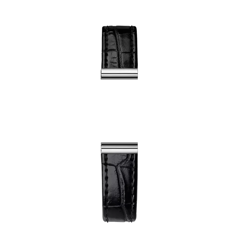 herbelin-antar-s-bracelet-simple-cuir-noir-alligator image 1