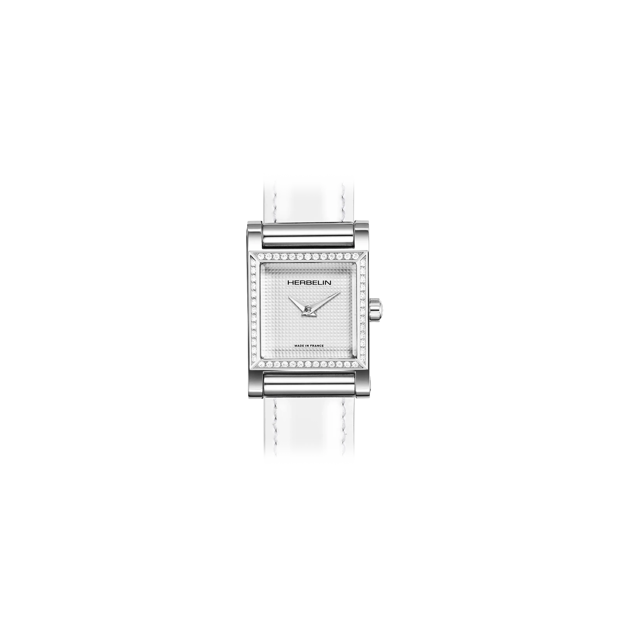 herbelin-antar-s-carr-blanc-diamants-montre-femme-acier image 2