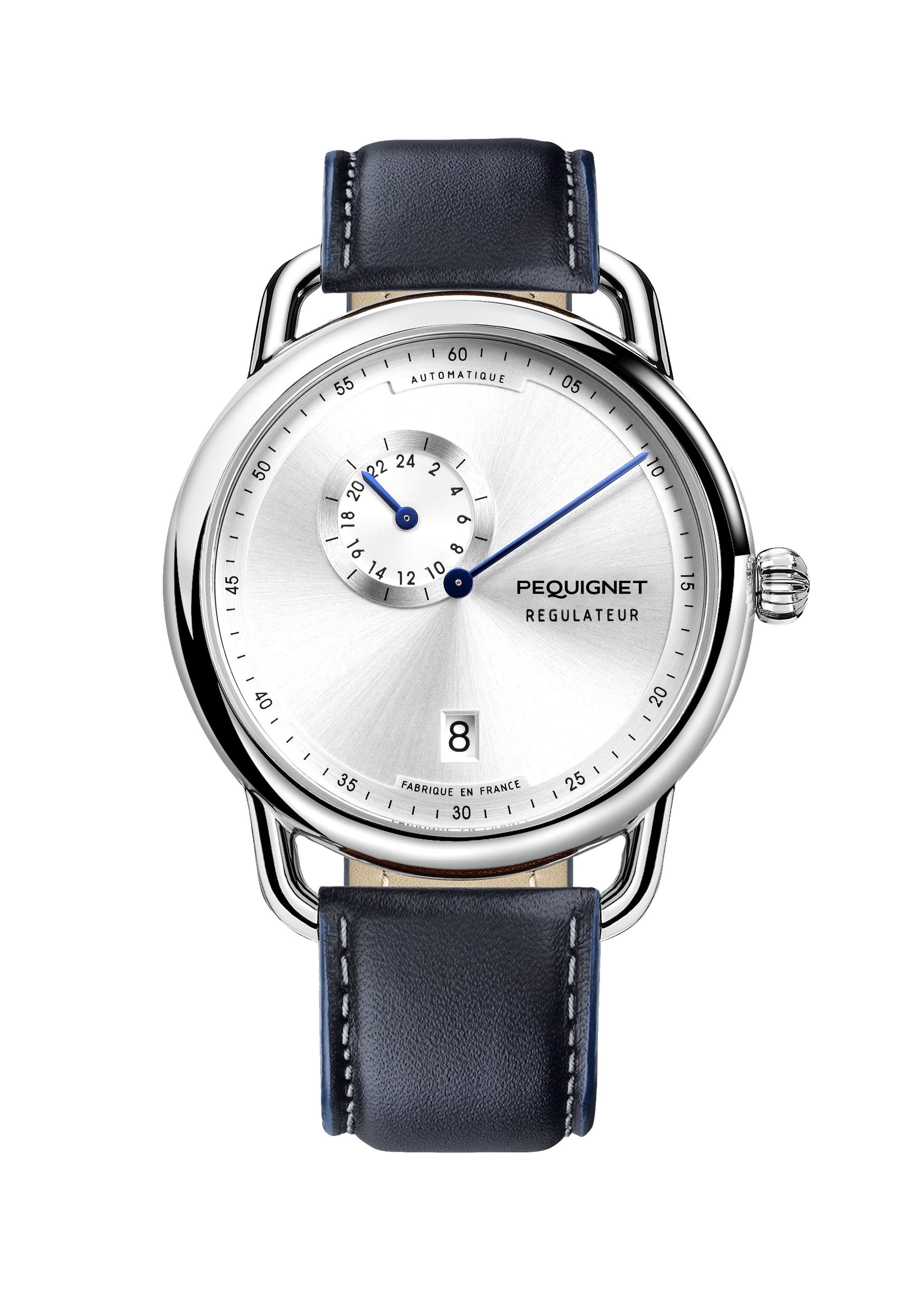 pequignet-equus-origine-montre-homme-r-gulateur-cadran-argent-soleill image 3