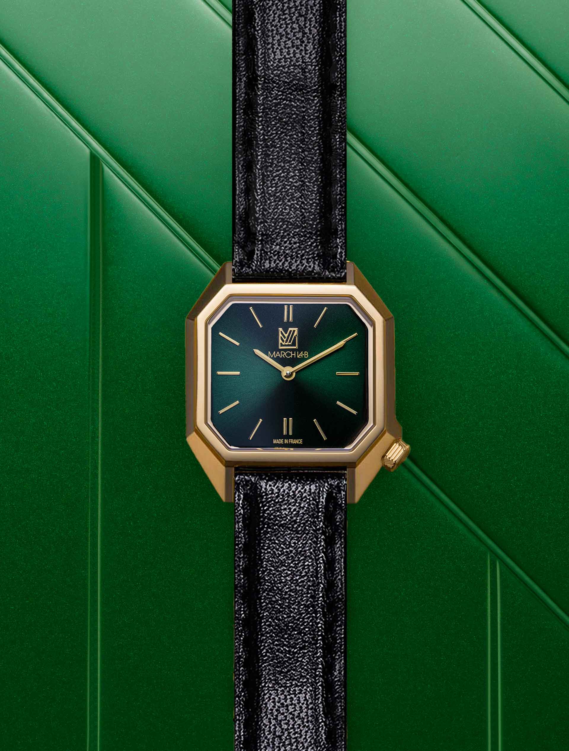 march-la-b-lady-mansart-emerald-26-mm-montre-fran-aise-octogonale image 3