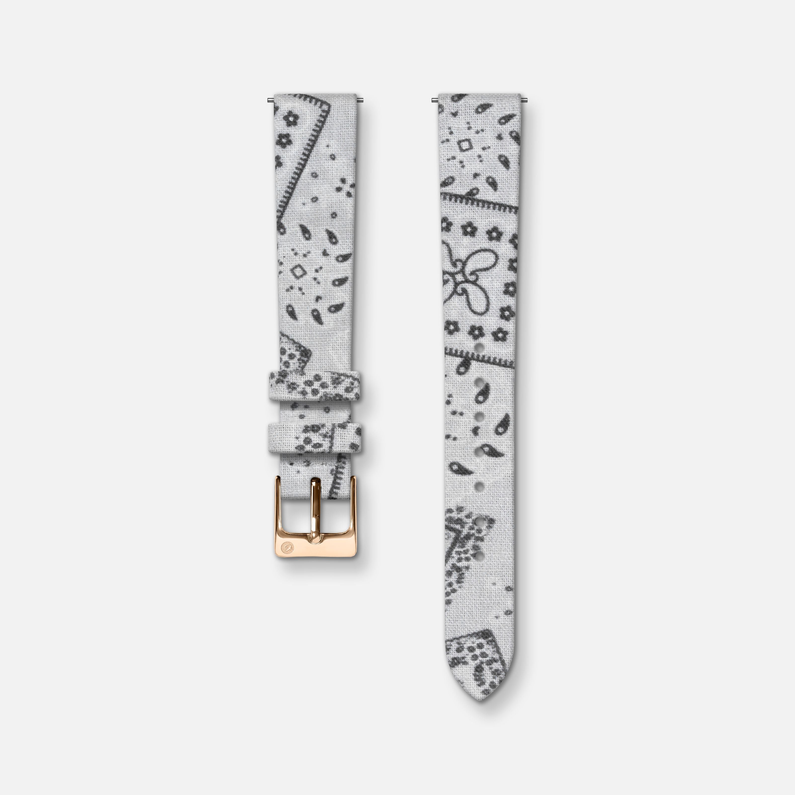 charlie-paris-bracelet-montre-tissu-bandana-blanc-14mm image 1