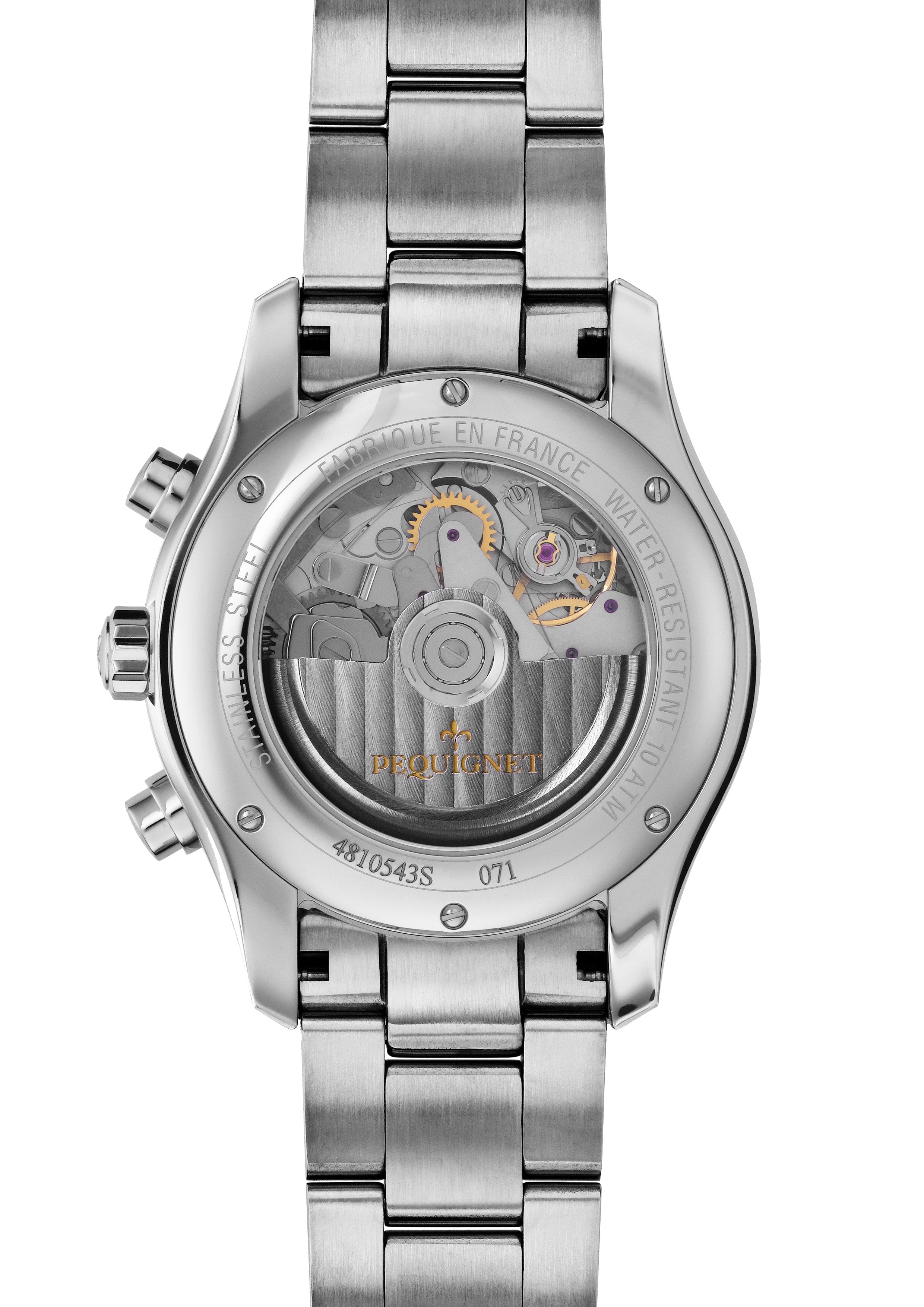 pequignet-l-gance-montre-chronographe-automatique-bleue image 4