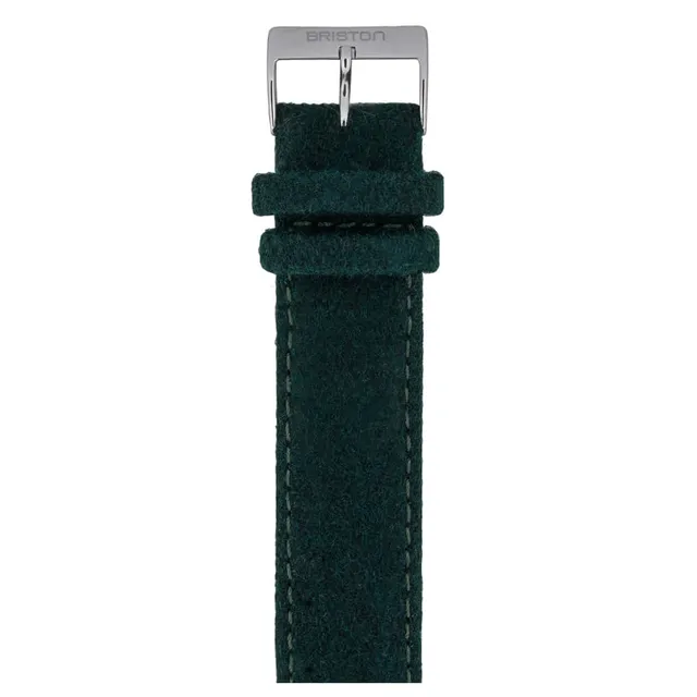 briston-bracelet-flanelle-20-mm-vert-anglais image 1