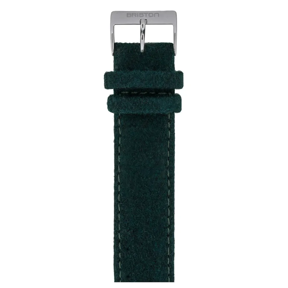 briston-bracelet-flanelle-20-mm-vert-anglais image 1