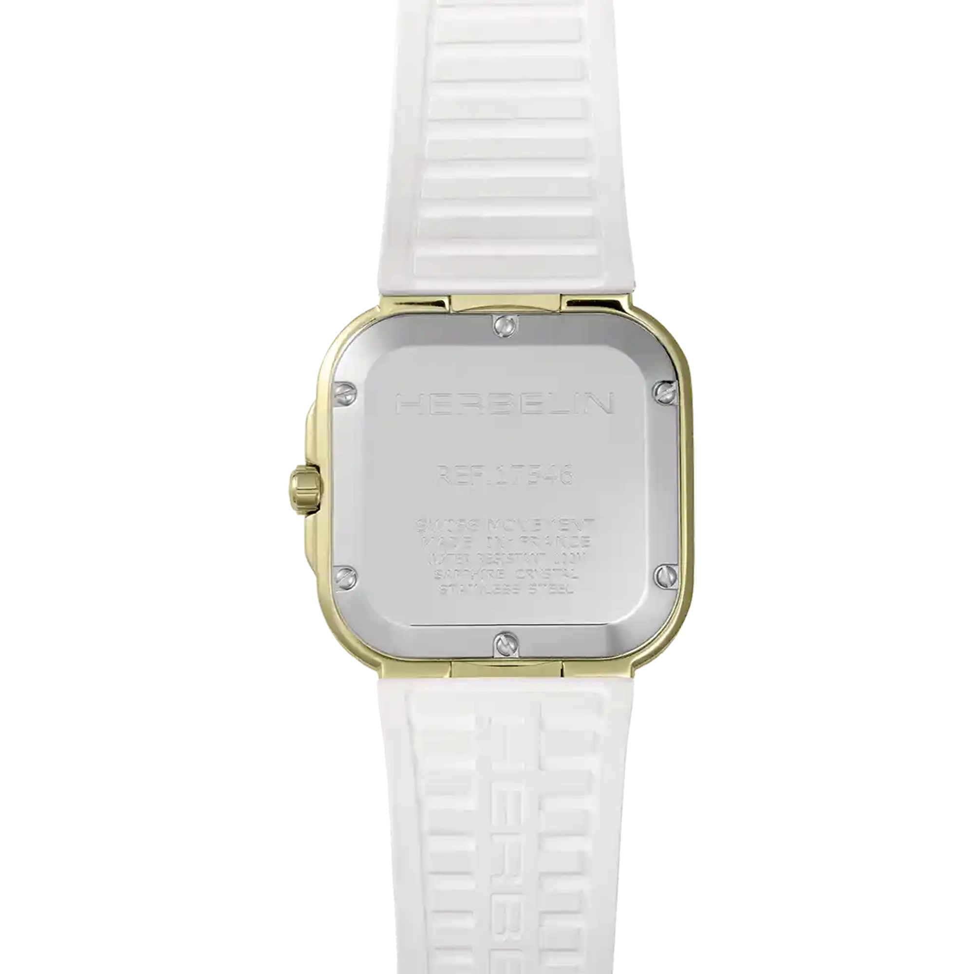 herbelin-cap-camarat-square-dame-30mm-pvd-or-nacre-diamants-fkm image 4