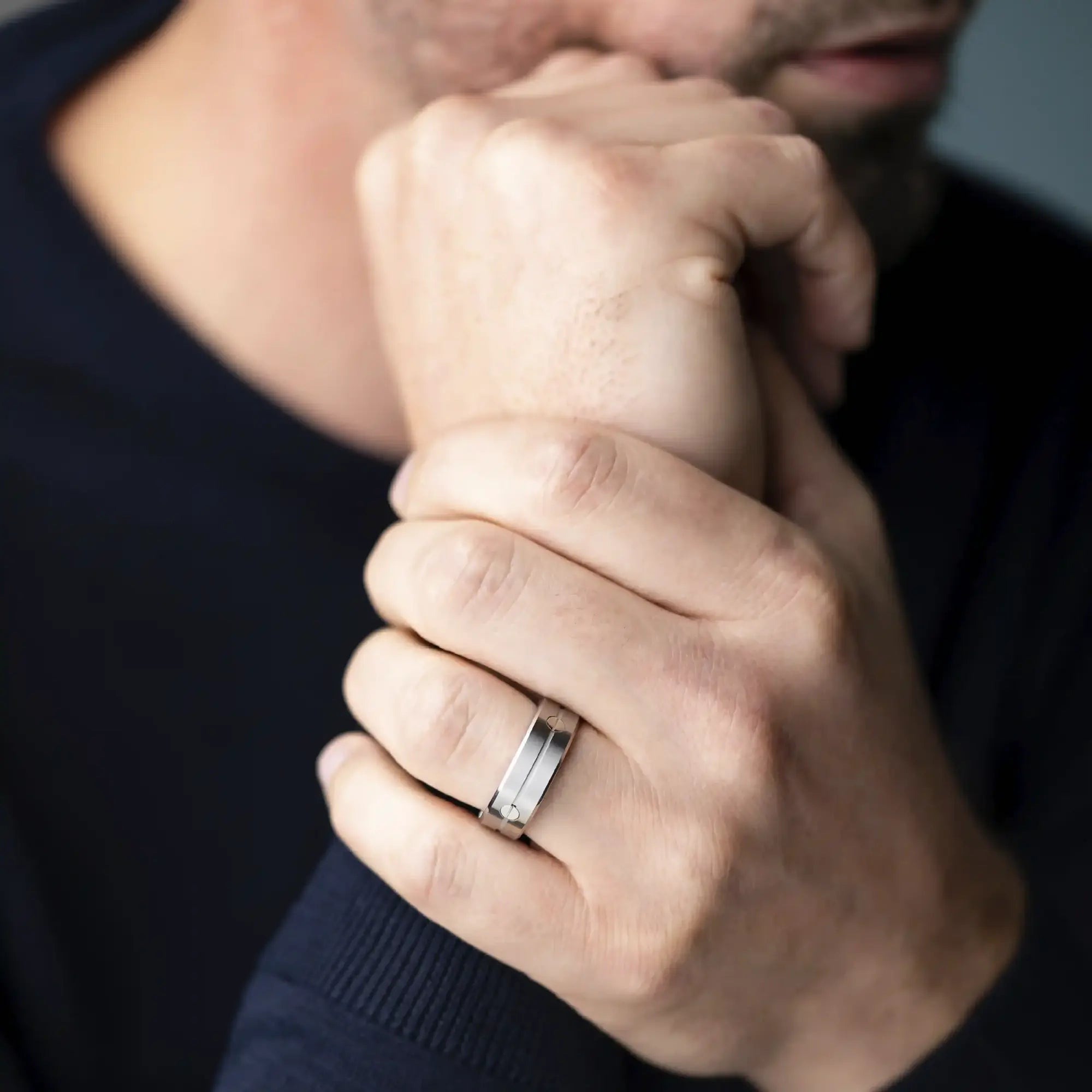 herbelin-bague-newport-homme-acier-bross-316l image 2