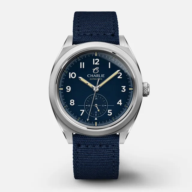 charlie-paris-gr-24h-montre-homme-39mm-cadran-bleu image 1