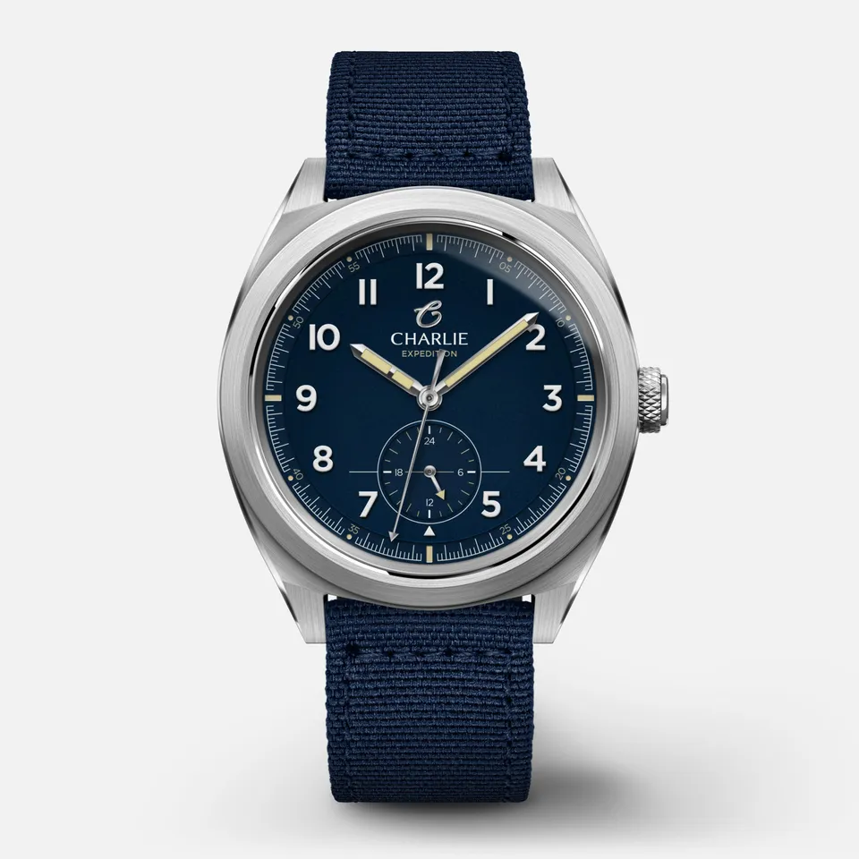 charlie-paris-gr-24h-montre-homme-39mm-cadran-bleu image 1