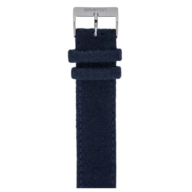 briston-bracelet-flanelle-20-mm-bleu-marine-clubmaster-classic image 1