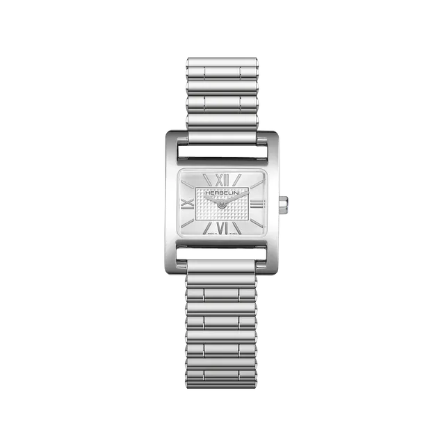 herbelin-ve-avenue-quartz-femme-acier-bracelet-rouleaux-index image 1