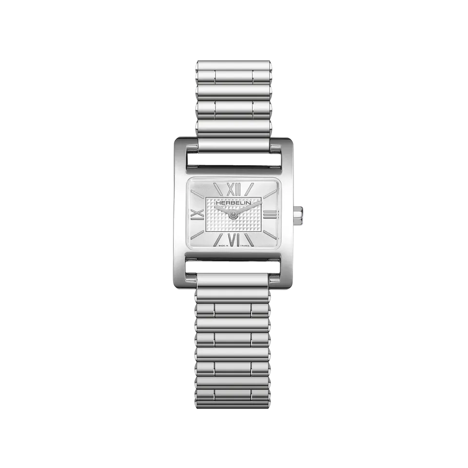 herbelin-ve-avenue-quartz-femme-acier-bracelet-rouleaux-index image 1